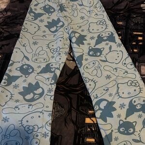 Sanrio Blue Character Pajama Bottoms